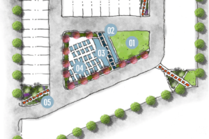 drawing of the pantry layout